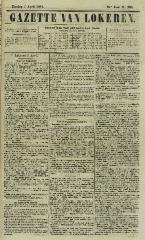 Gazette van Lokeren 07/04/1861