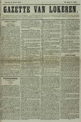 Gazette van Lokeren 12/03/1871