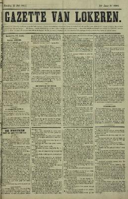 Gazette van Lokeren 25/07/1875