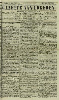 Gazette van Lokeren 22/05/1864