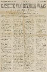 Gazette van Beveren-Waas 16/02/1890