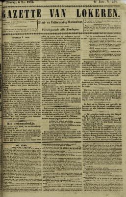 Gazette van Lokeren 06/05/1849