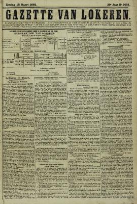 Gazette van Lokeren 12/03/1882