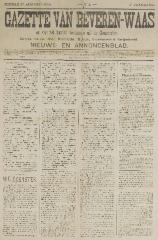 Gazette van Beveren-Waas 17/08/1890