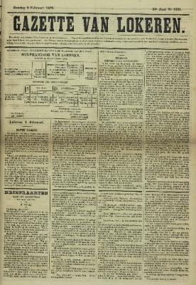 Gazette van Lokeren 02/02/1873