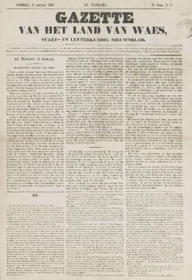 Gazette van het Land van Waes 03/01/1847