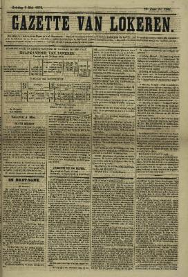 Gazette van Lokeren 05/05/1872