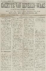 Gazette van Beveren-Waas 13/03/1892