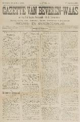 Gazette van Beveren-Waas 13/04/1890