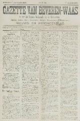 Gazette van Beveren-Waas 05/01/1890