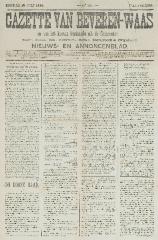 Gazette van Beveren-Waas 15/07/1894