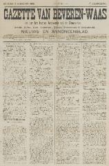 Gazette van Beveren-Waas 03/08/1890