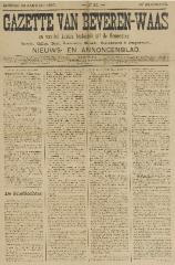 Gazette van Beveren-Waas 24/01/1897