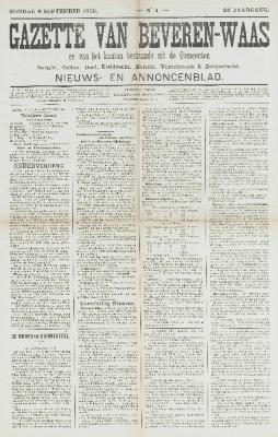 Gazette van Beveren-Waas 09/09/1906