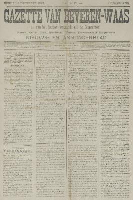  Gazette van Beveren-Waas 03/12/1893