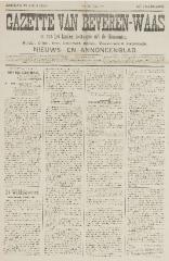 Gazette van Beveren-Waas 17/07/1898