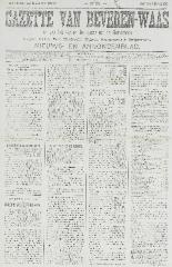 Gazette van Beveren-Waas 22/03/1903