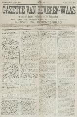 Gazette van Beveren-Waas 14/07/1889