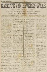 Gazette van Beveren-Waas 19/05/1895