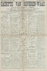 Gazette van Beveren-Waas 28/08/1910