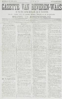 Gazette van Beveren-Waas 28/05/1905