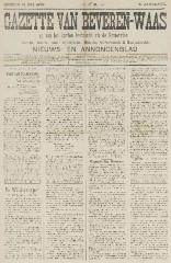 Gazette van Beveren-Waas 15/05/1898