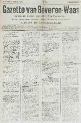 Gazette van Beveren-Waas 05/04/1885