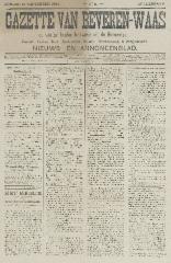 Gazette van Beveren-Waas 18/09/1892