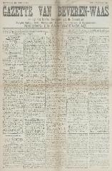 Gazette van Beveren-Waas 22/05/1910