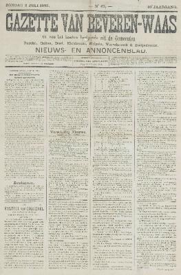 Gazette van Beveren-Waas 02/07/1893