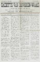 Gazette van Beveren-Waas 11/07/1886