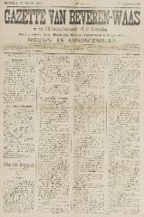 Gazette van Beveren-Waas 27/04/1890