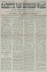 Gazette van Beveren-Waas 04/08/1889