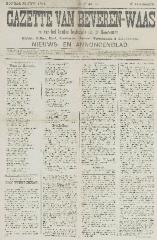 Gazette van Beveren-Waas 28/06/1891