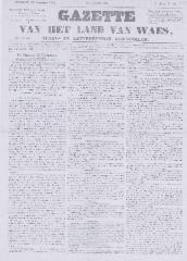 Gazette van het Land van Waes 26/11/1848