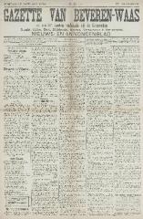 Gazette van Beveren-Waas 16/01/1910