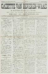 Gazette van Beveren-Waas 27/01/1889