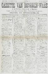 Gazette van Beveren-Waas 31/08/1902