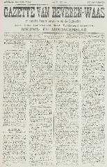 Gazette van Beveren-Waas 24/06/1900