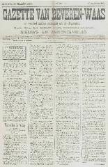 Gazette van Beveren-Waas 17/03/1889