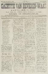 Gazette van Beveren-Waas 29/04/1894