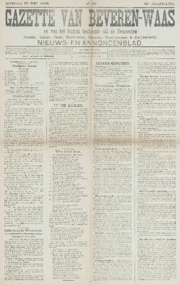 Gazette van Beveren-Waas 23/05/1909