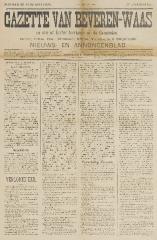 Gazette van Beveren-Waas 25/08/1895