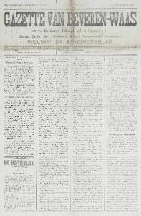 Gazette van Beveren-Waas 24/10/1886