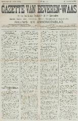 Gazette van Beveren-Waas 21/06/1891