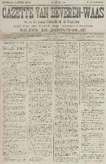 Gazette van Beveren-Waas 10/04/1892