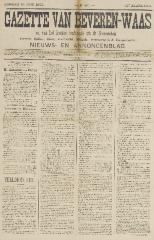 Gazette van Beveren-Waas 30/06/1895