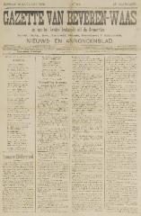 Gazette van Beveren-Waas 19/01/1896