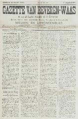 Gazette van Beveren-Waas 24/03/1889