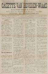 Gazette van Beveren-Waas 22/03/1891